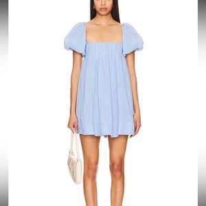 Marina Mini Dress in Blue Bell